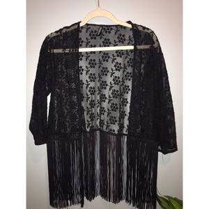 Boho Fringe Kimono